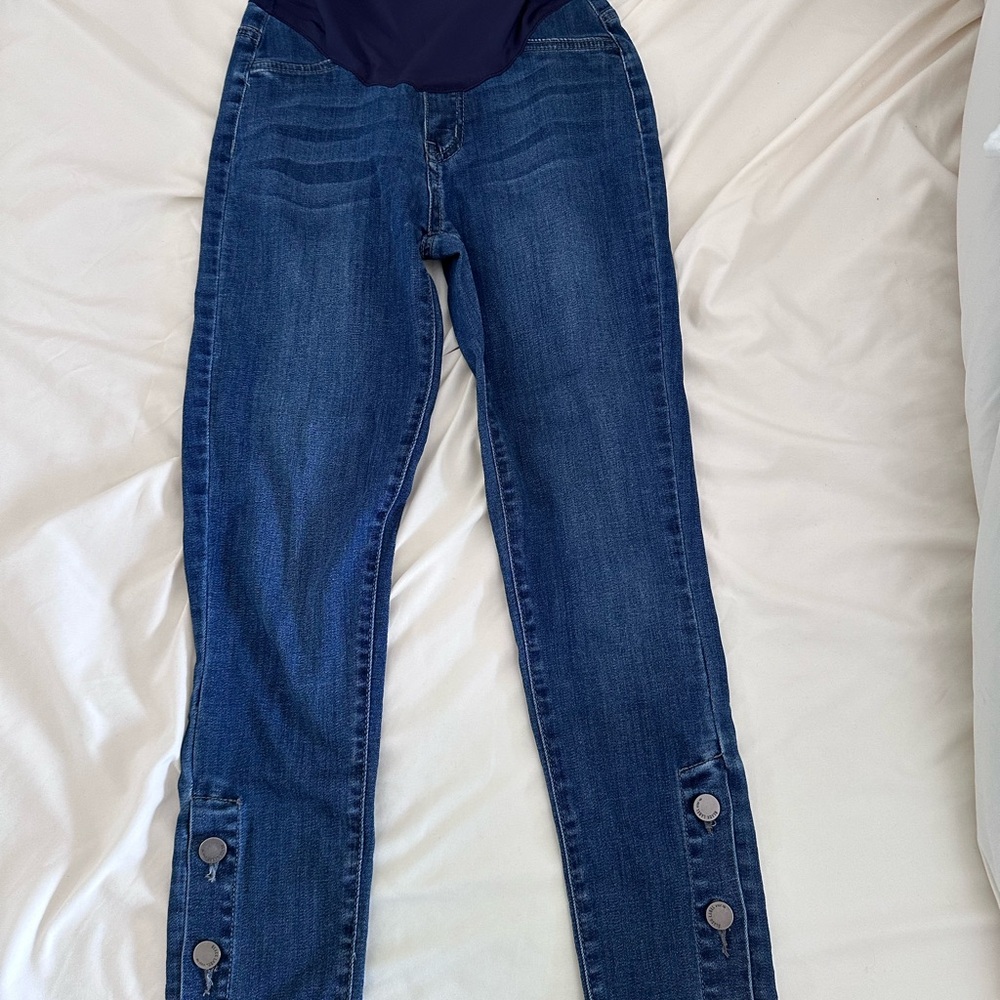 Women's Maternity Blue Jeans